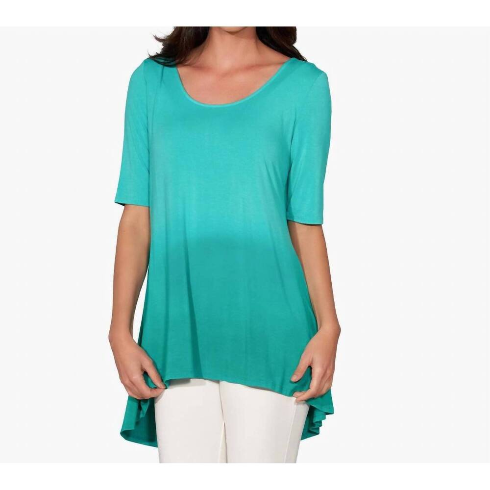 NEW STELLA CARAKASI raise the bar top in lagoon dip dye